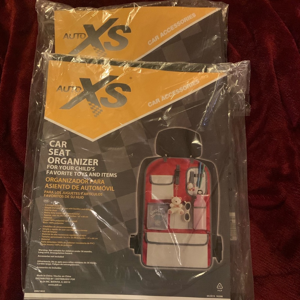 Back seat car organizers